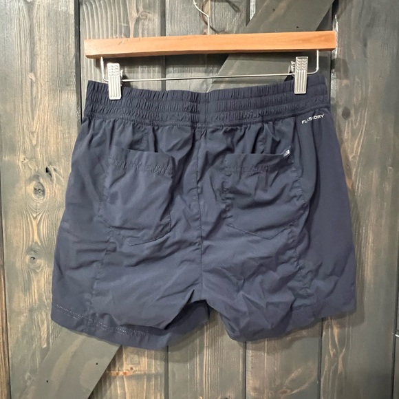 THE NORTH FACE FlashDry Active Shorts Size 6 Women’s Navy Blue - Picture 3 of 6